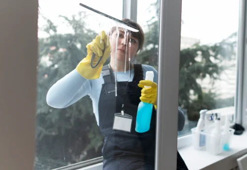 Nettoyage de vitres intérieures et extérieures à Rollot